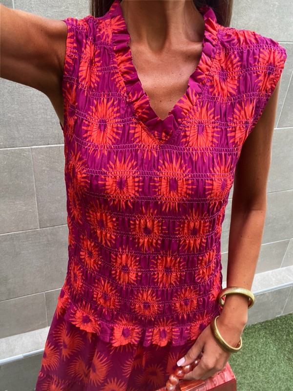 Vestido Formentera Buganvilla