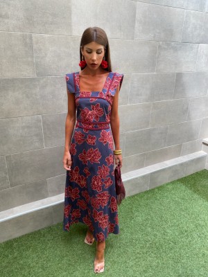 Vestido Pernambuco Azulina