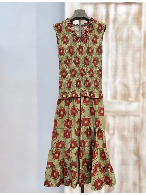 Vestido Formentera Manzana