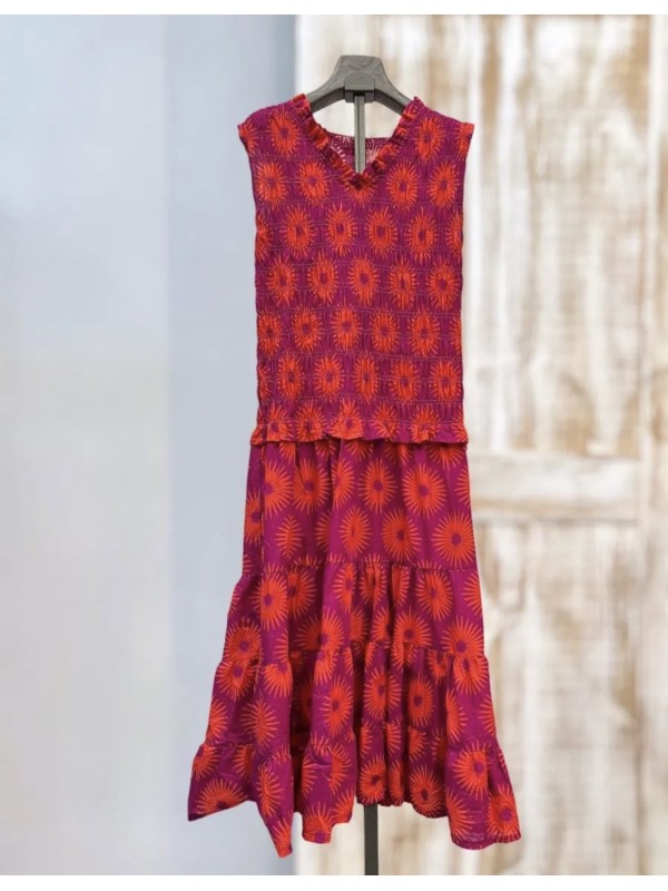 Formentera Bougainvillea Dress