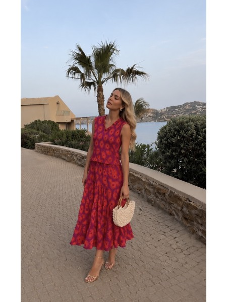 Vestido Formentera Buganvilla