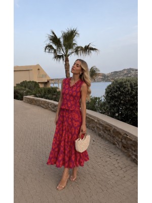 Formentera Bougainvillea Dress