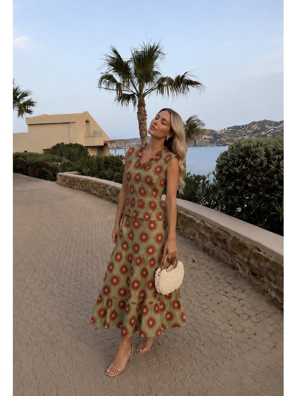 Vestido Formentera Manzana