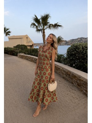 Vestido Formentera Manzana