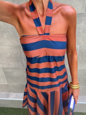 Tecido para vestido Guatemala/Azul