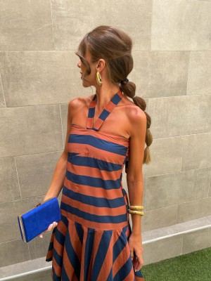 Tecido para vestido Guatemala/Azul