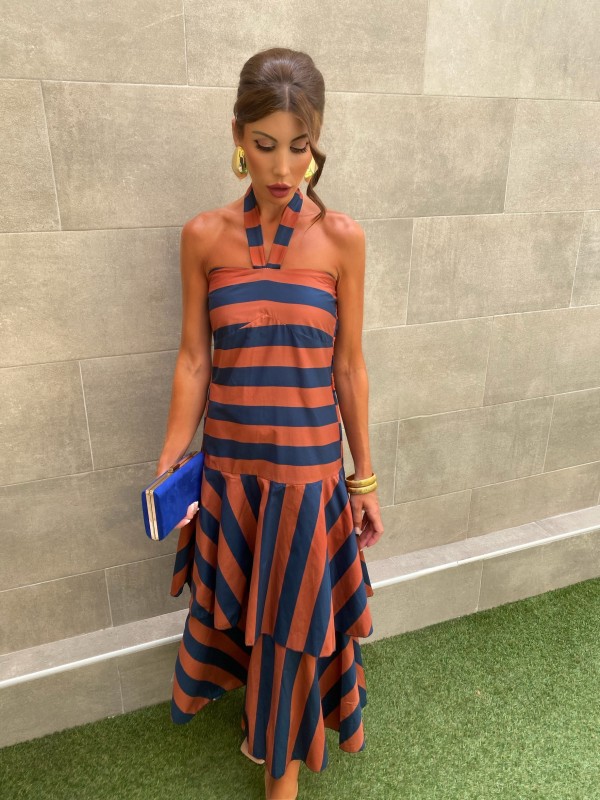 Tecido para vestido Guatemala/Azul