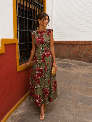 Abito verde Alicia