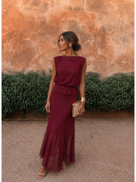 Luana Sleeveless Wine Set 2