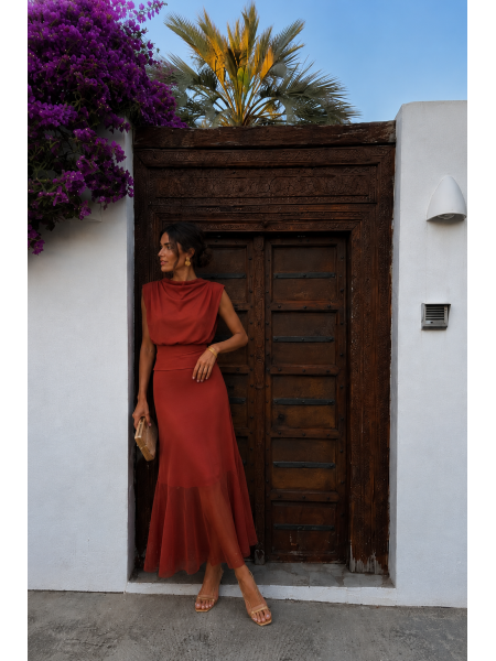 Conjunto Luana Sin Mangas Teja