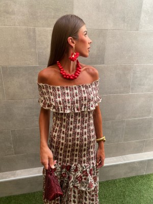 Vestido Palau Crema