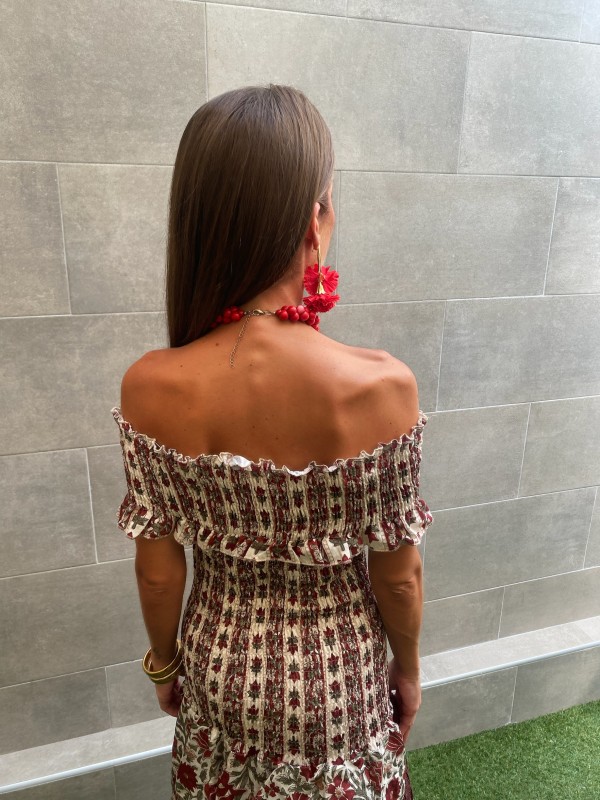 Vestido Palau Crema