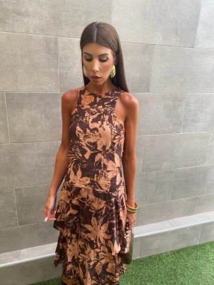 Orange Mencía Dress