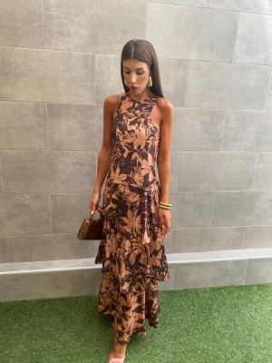 Orange Mencía Dress
