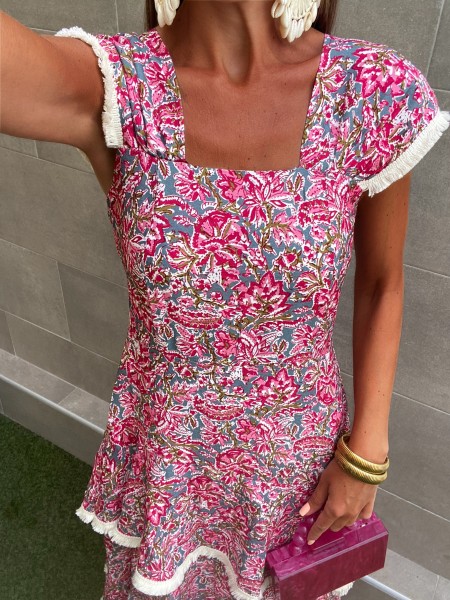 Vestido Vera Rosado