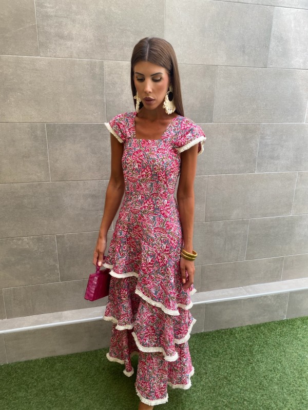 Vestido Vera Rosado