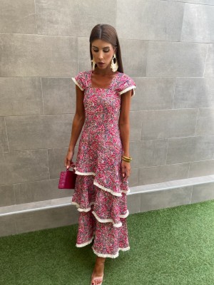 Vestido Vera Rosado