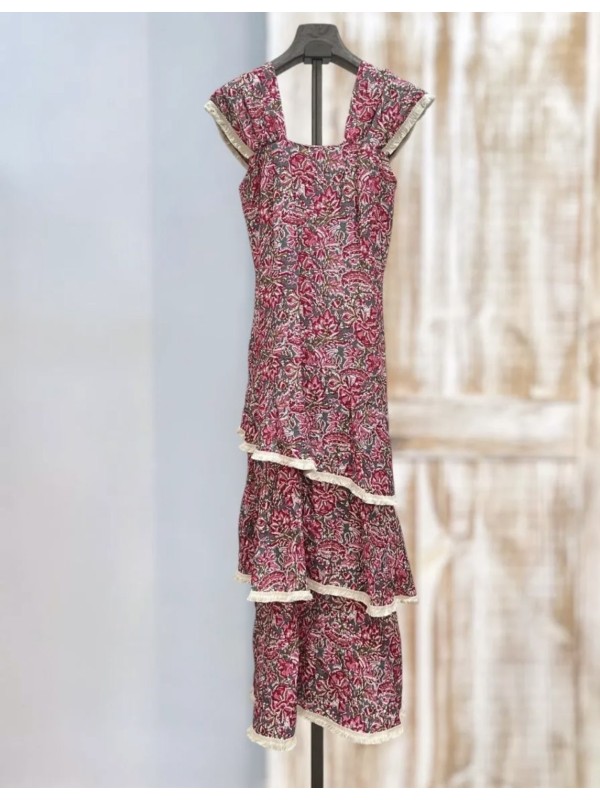 Vestido Vera Rosado
