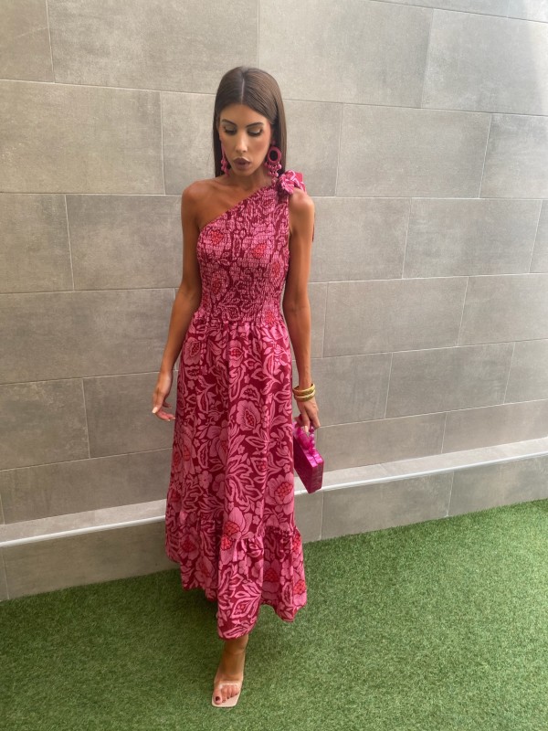 Robe rose Amaya