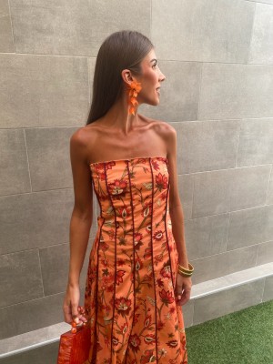 Vestido Saboya Naranja