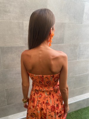Vestido Saboya Naranja