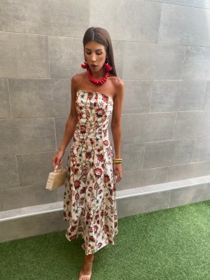 Cream Savoy Dress