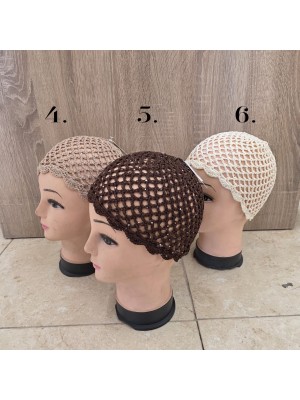 Casquetes Crochet Brillitos (Varios Modelos)