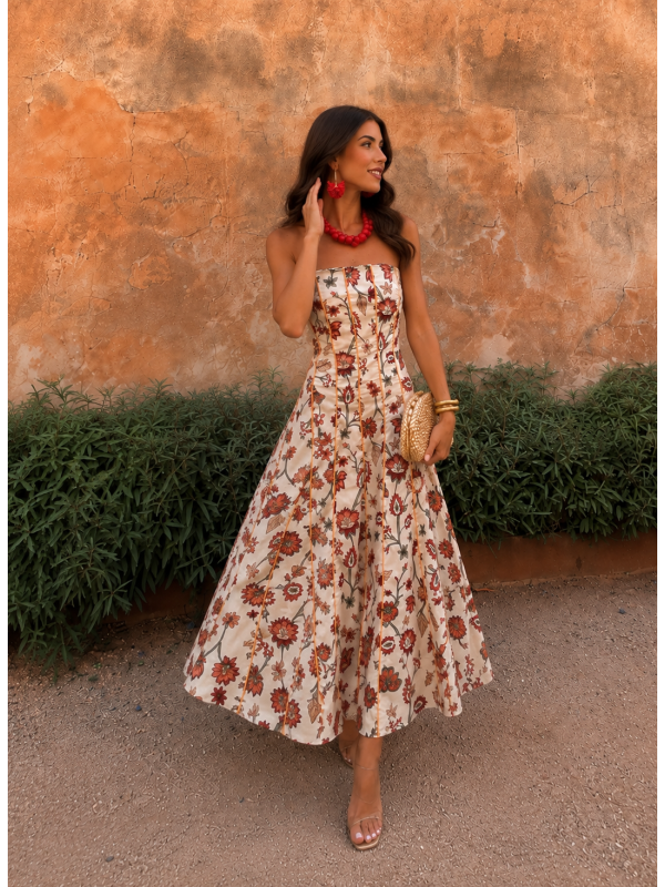Vestido Savoy creme