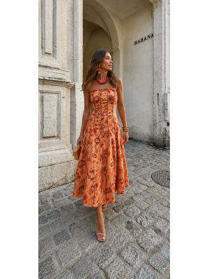 Abito arancione Savoy