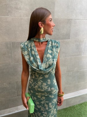 Vestido verde Verdasco
