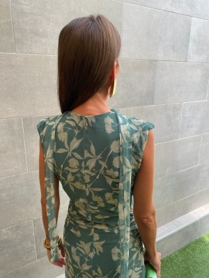 Vestido verde Verdasco