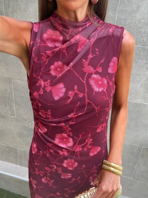 Marshall Wine Dress