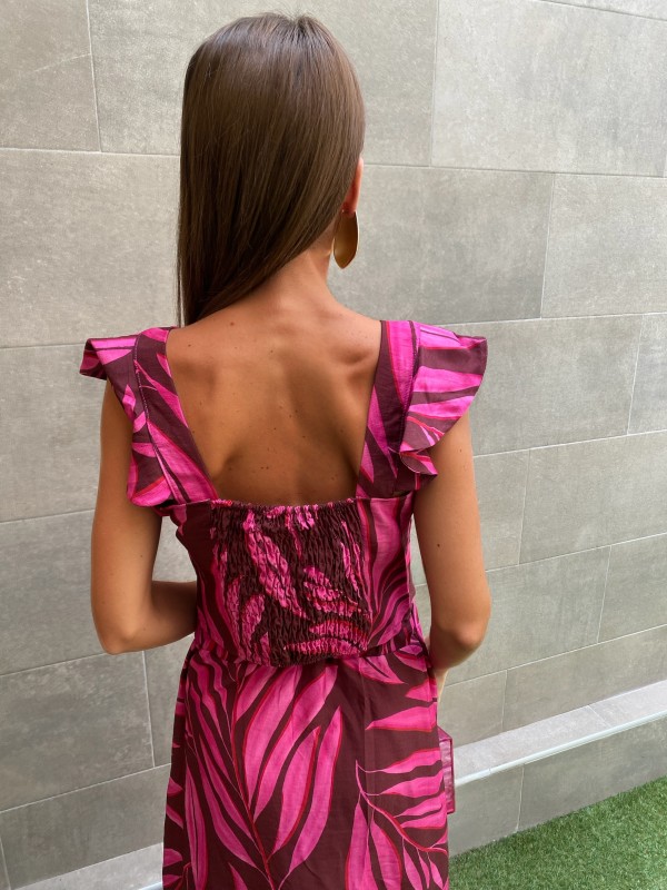 Conjunto Pastrana Vinho/Rosa