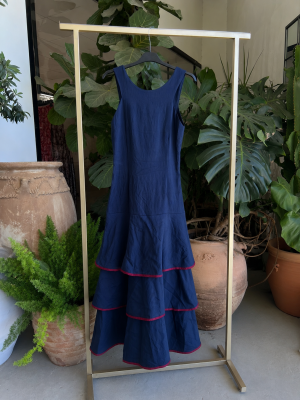 Vestido Arousa Azul