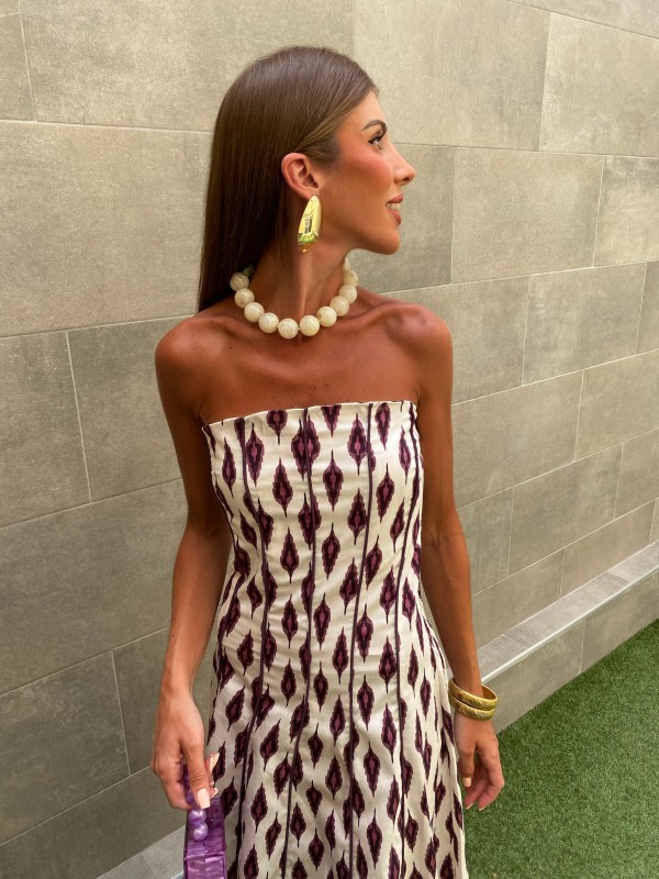 Vestido rosa Calacatta