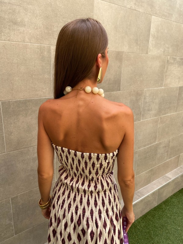 Vestido rosa Calacatta