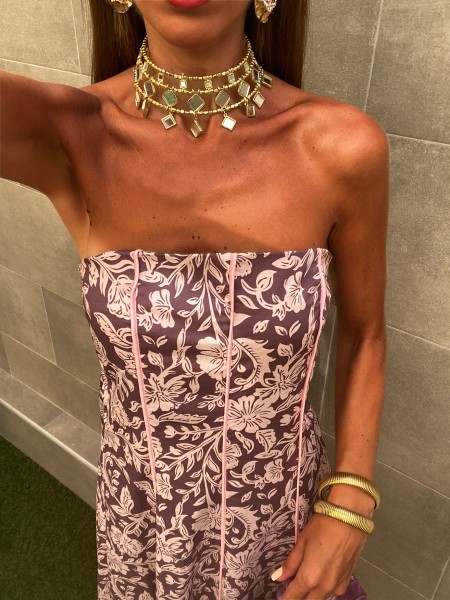 Vestido Alcazaba Morado