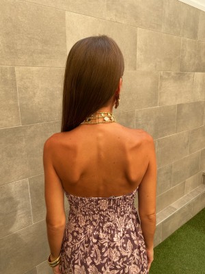 Vestido Alcazaba roxo