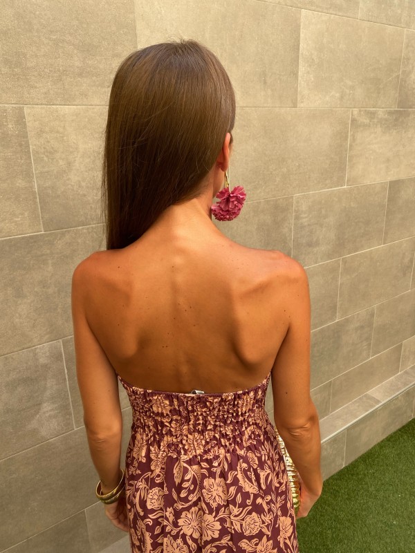Vestido de vinho Alcazaba