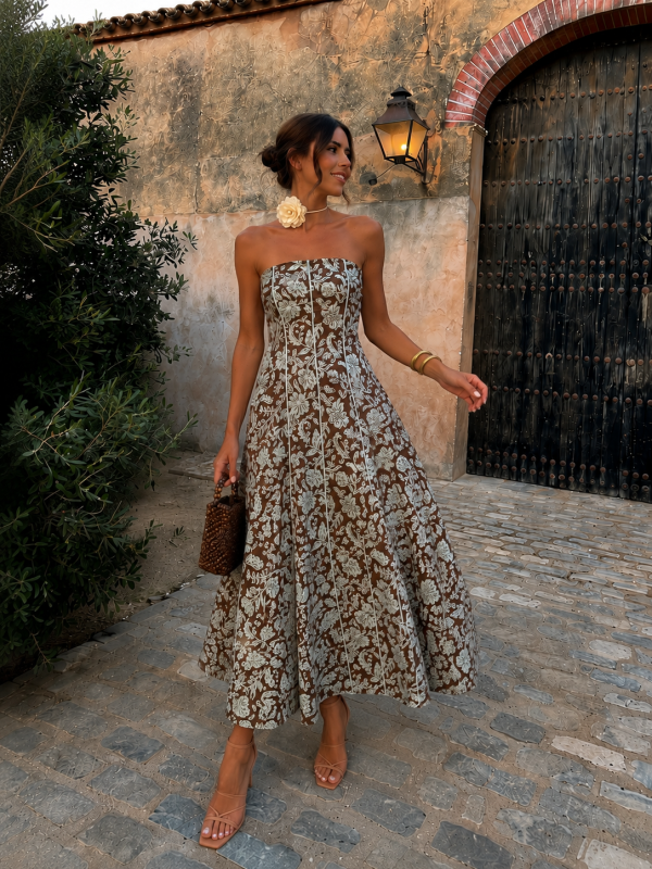 Vestido Alcazaba Marrón