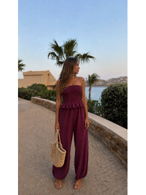 Beige Wings Jumpsuit