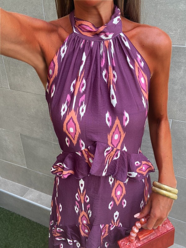 Andromeda Bougainvillea Dress