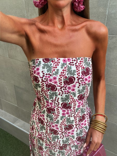 Robe rose Ivy
