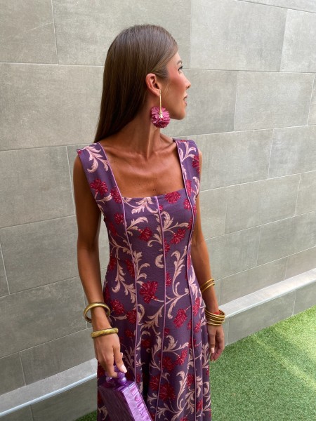 Robe Boudin violette 2