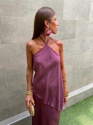 Vestido Pacha Berenjena