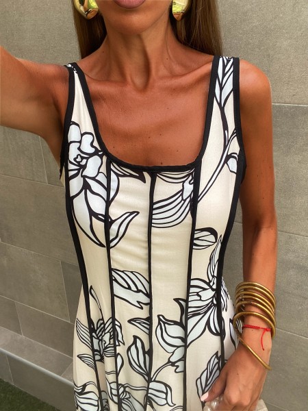 Vestido Hipólito Crema