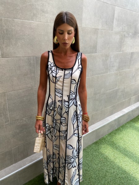 Vestido Hipólito Crema 2