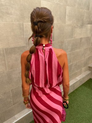 Robe Bishop rouge/rose
