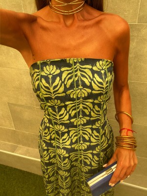 Robe Kefrén bleu marine