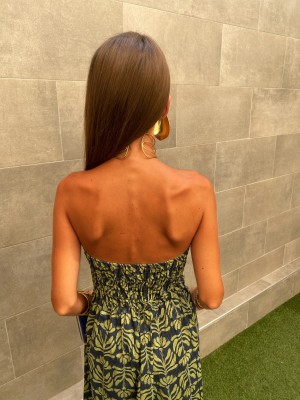Robe Kefrén bleu marine